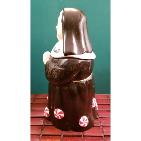Heavenly Habit Cookie Jar Nun Sister Rare Peppermint Catholic WMG 2008 10.5"x6" - Picture 4 of 7